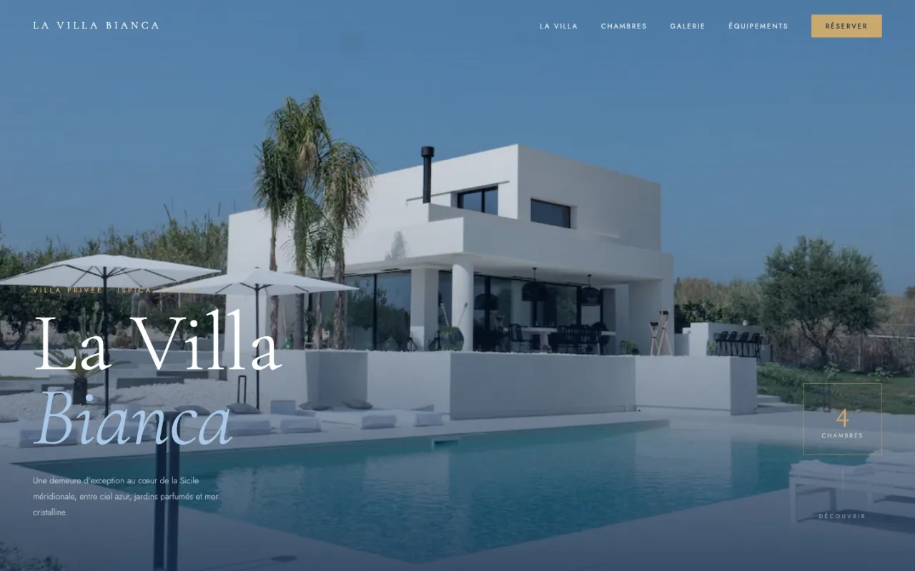 Site La Villa Bianca